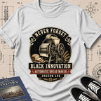 Joseph Lee — Bread Kneading Machine — Never Forget Black Innovation T-Shirt | Buillth