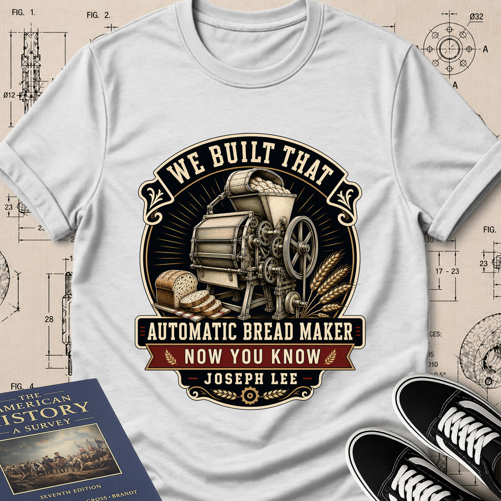 Joseph Lee — Bread Kneading Machine — We Built That T-Shirt | Buillth