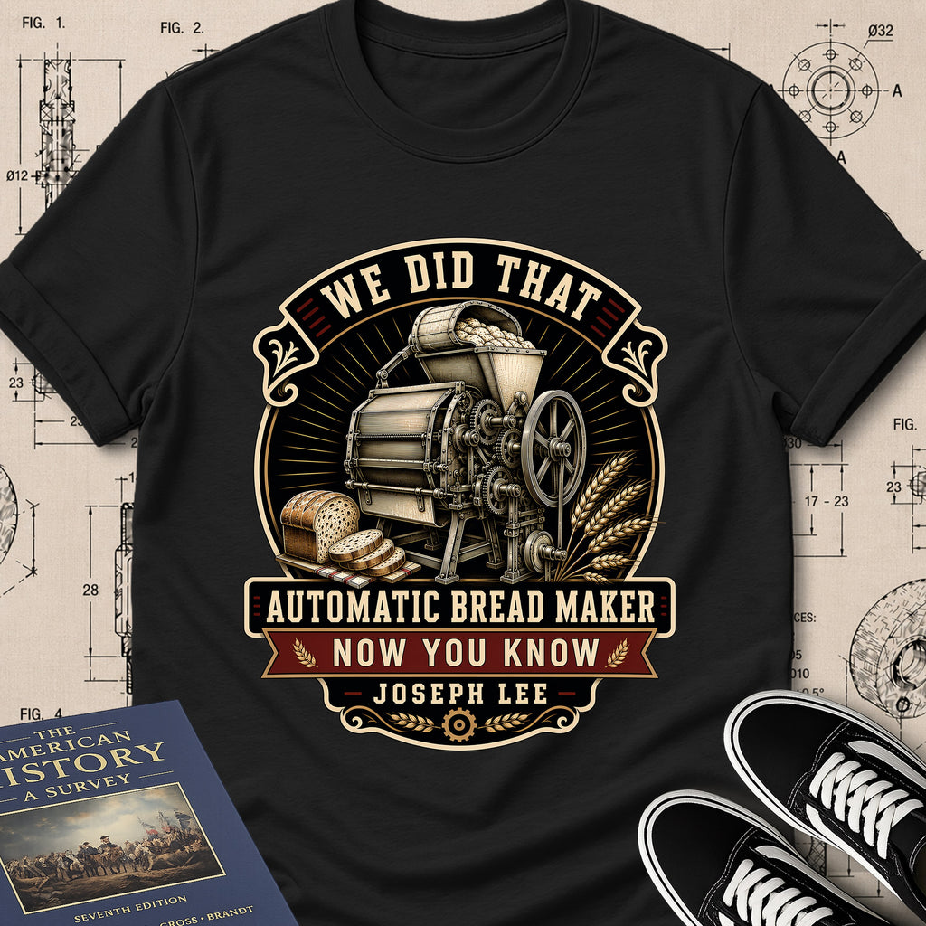 Joseph Lee — Bread Kneading Machine — We Did That T-Shirt | Buillth