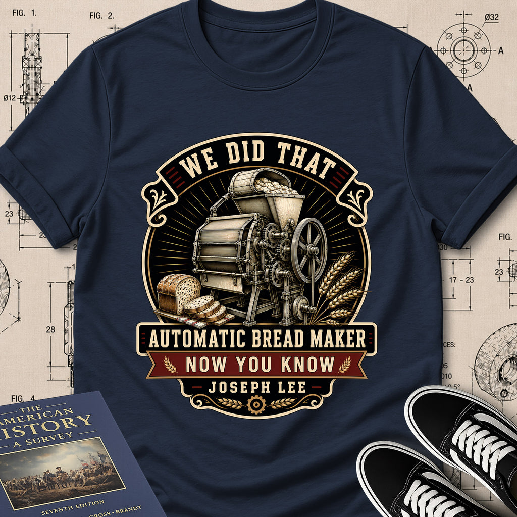 Joseph Lee — Bread Kneading Machine — We Did That T-Shirt | Buillth