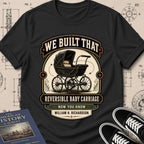 William H. Richardson — Reversible Baby Carriage archival badge t-shirt design, Buillth Never Forget collection