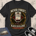 Dr. Charles Drew — Blood Plasma — Never Forget Black Excellence T-Shirt | Buillth