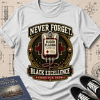 Dr. Charles Drew — Blood Plasma — Never Forget Black Excellence T-Shirt | Buillth