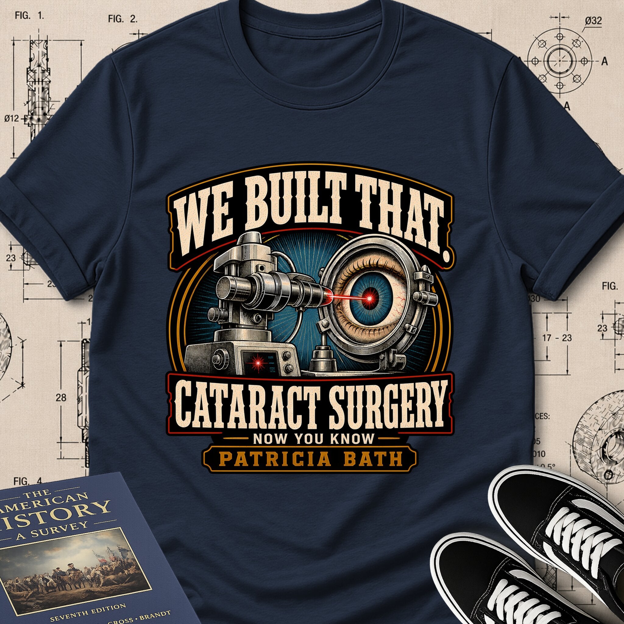 Patricia Bath — Laserphaco Probe — We Built That T-Shirt | Buillth