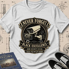 Marie Van Brittan Brown — Home Security System — Never Forget Black Excellence T-Shirt | Buillth