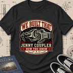 Andrew Jackson Beard — Jenny Coupler archival badge t-shirt design, Buillth Never Forget collection