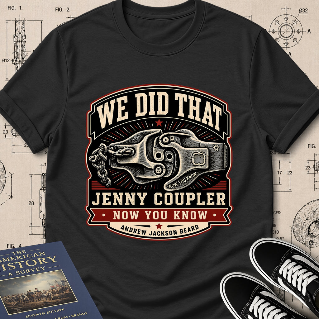 Andrew Jackson Beard — Jenny Coupler — We Did That T-Shirt | Buillth