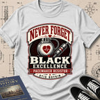 Otis Boykin — Pacemaker Resistor — Never Forget Black Excellence T-Shirt | Buillth