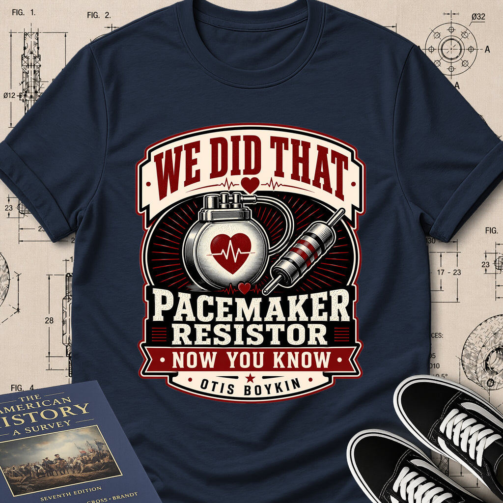 Otis Boykin — Pacemaker Resistor — We Did That T-Shirt | Buillth