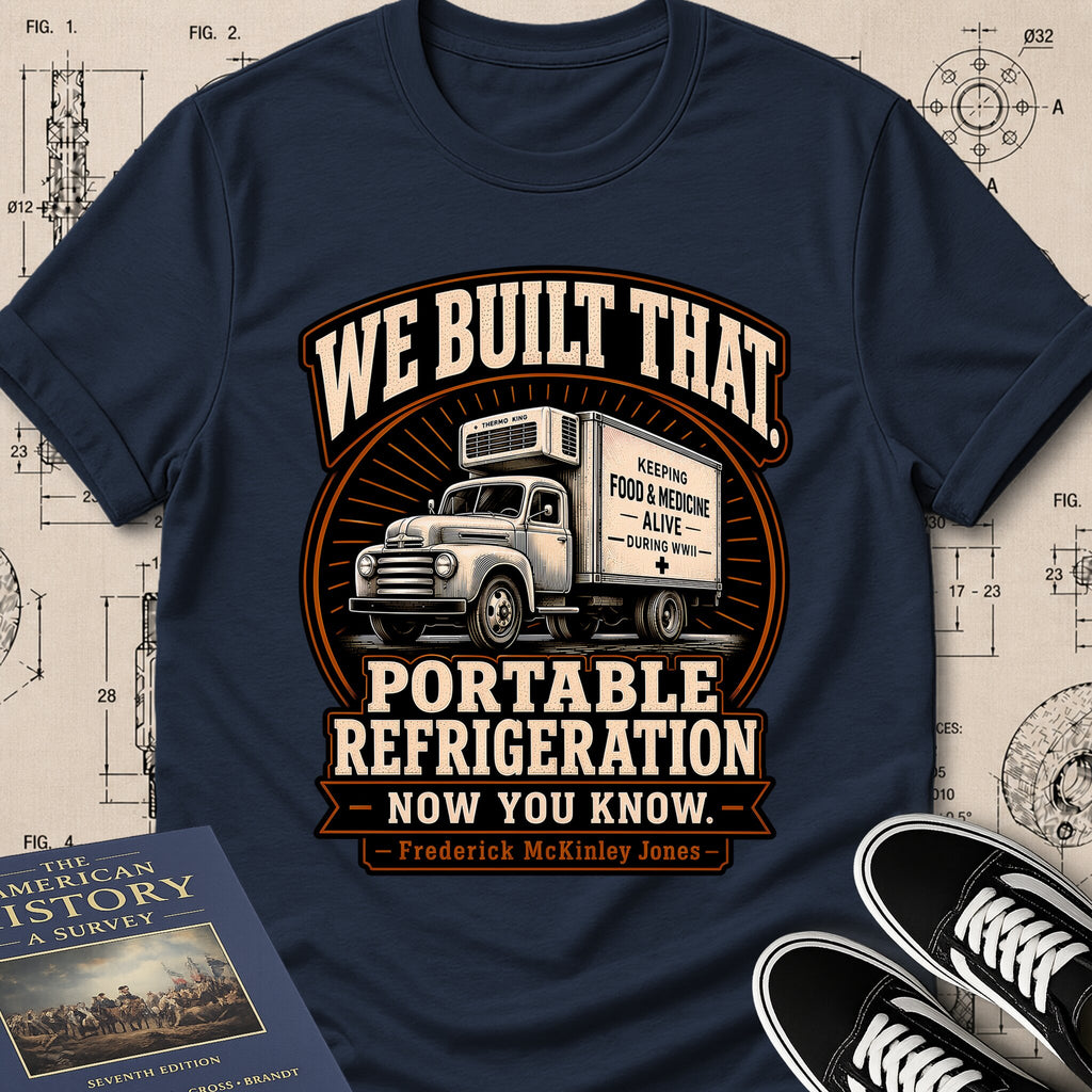 Frederick McKinley Jones — Portable Refrigeration — We Built That T-Shirt | Buillth