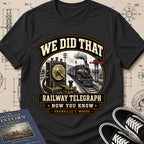 Granville T. Woods — Railway Telegraph — We Did That T-Shirt | Buillth