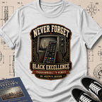 Dr. Joseph Jackson — Programmable TV Remote — Never Forget Black Excellence T-Shirt | Buillth