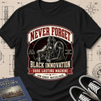 Jan Ernst Matzeliger — Shoe Lasting Machine — Never Forget Black Innovation T-Shirt | Buillth