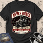 Jan Ernst Matzeliger — Shoe Lasting Machine — Never Forget Black Innovation T-Shirt | Buillth