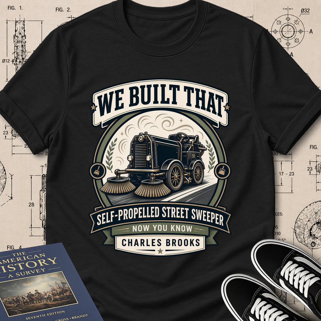Charles B. Brooks — Street Sweeper — We Built That T-Shirt | Buillth
