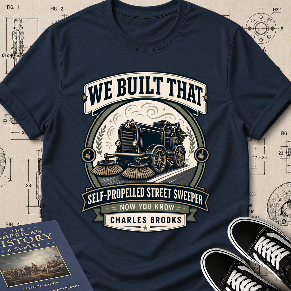 Charles B. Brooks — Street Sweeper — We Built That T-Shirt | Buillth