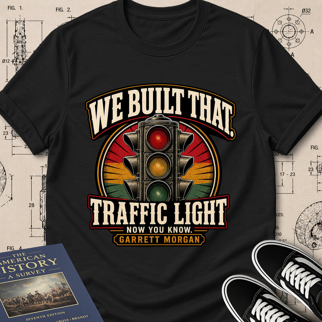 Garrett Augustus Morgan — Traffic Signal — We Built That T-Shirt | Buillth