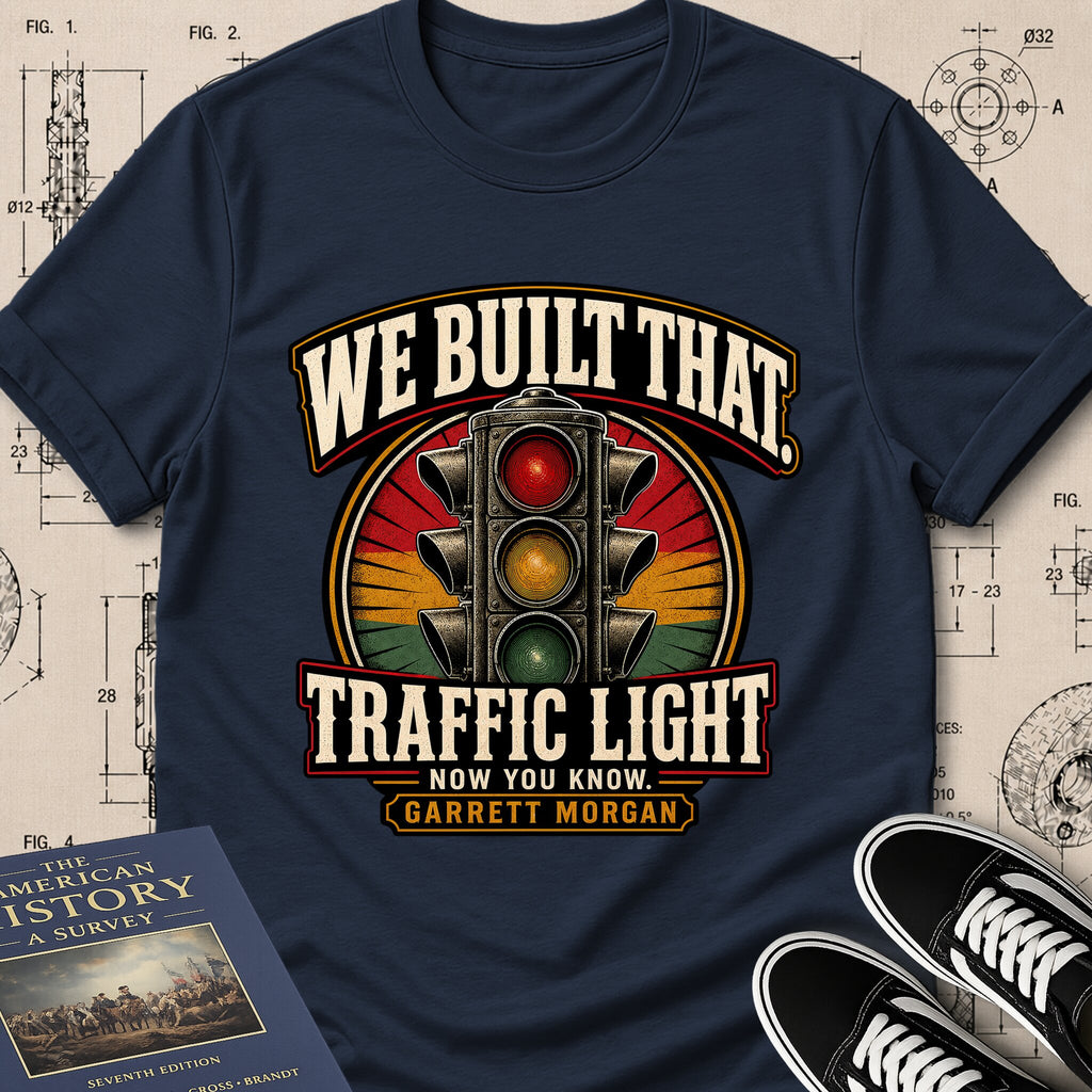 Garrett Augustus Morgan — Traffic Signal — We Built That T-Shirt | Buillth