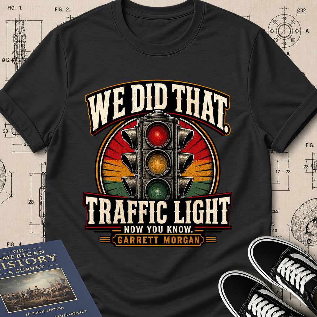 Garrett Augustus Morgan — Traffic Signal — We Did That T-Shirt | Buillth